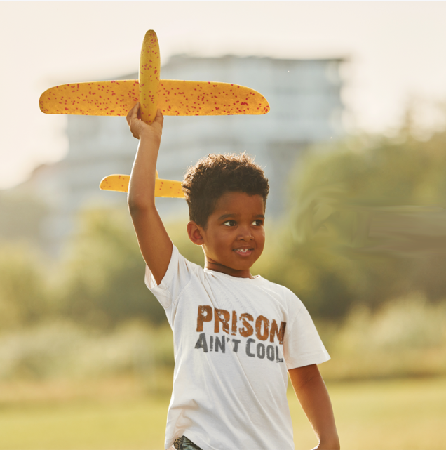Prison Ain't Cool Printed Youth Short Sleeve T-Shirt
