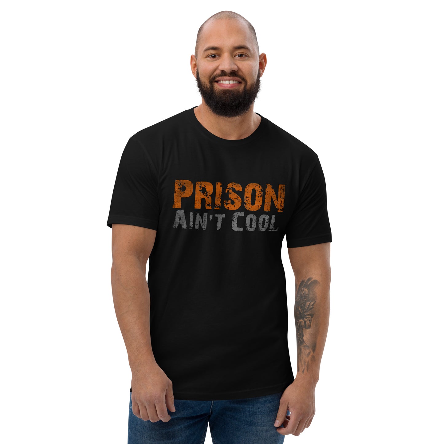 Prison Ain't Cool Printed Short Sleeve T-shirt