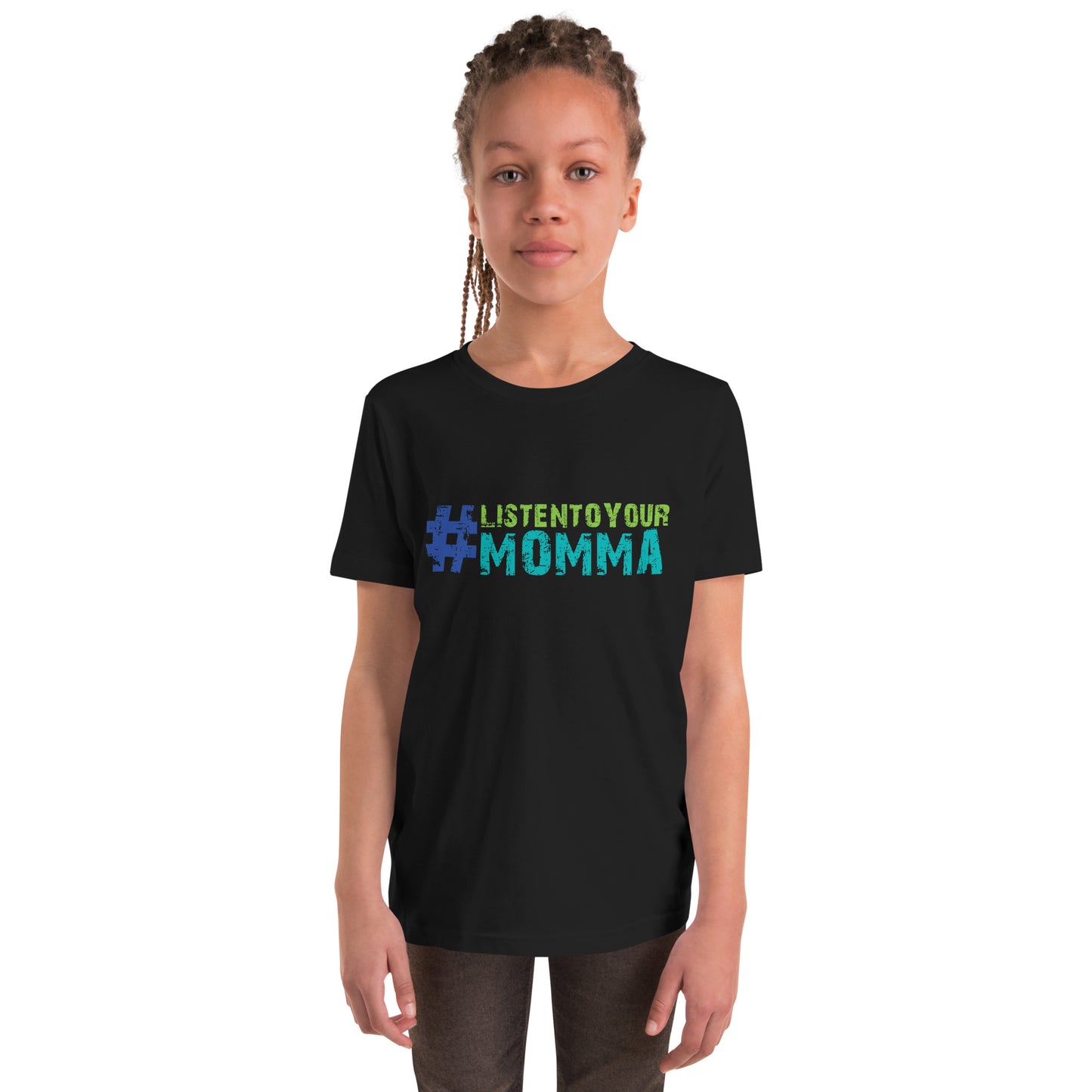 Listen To Your Momma Youth Short Sleeve T-Shirt