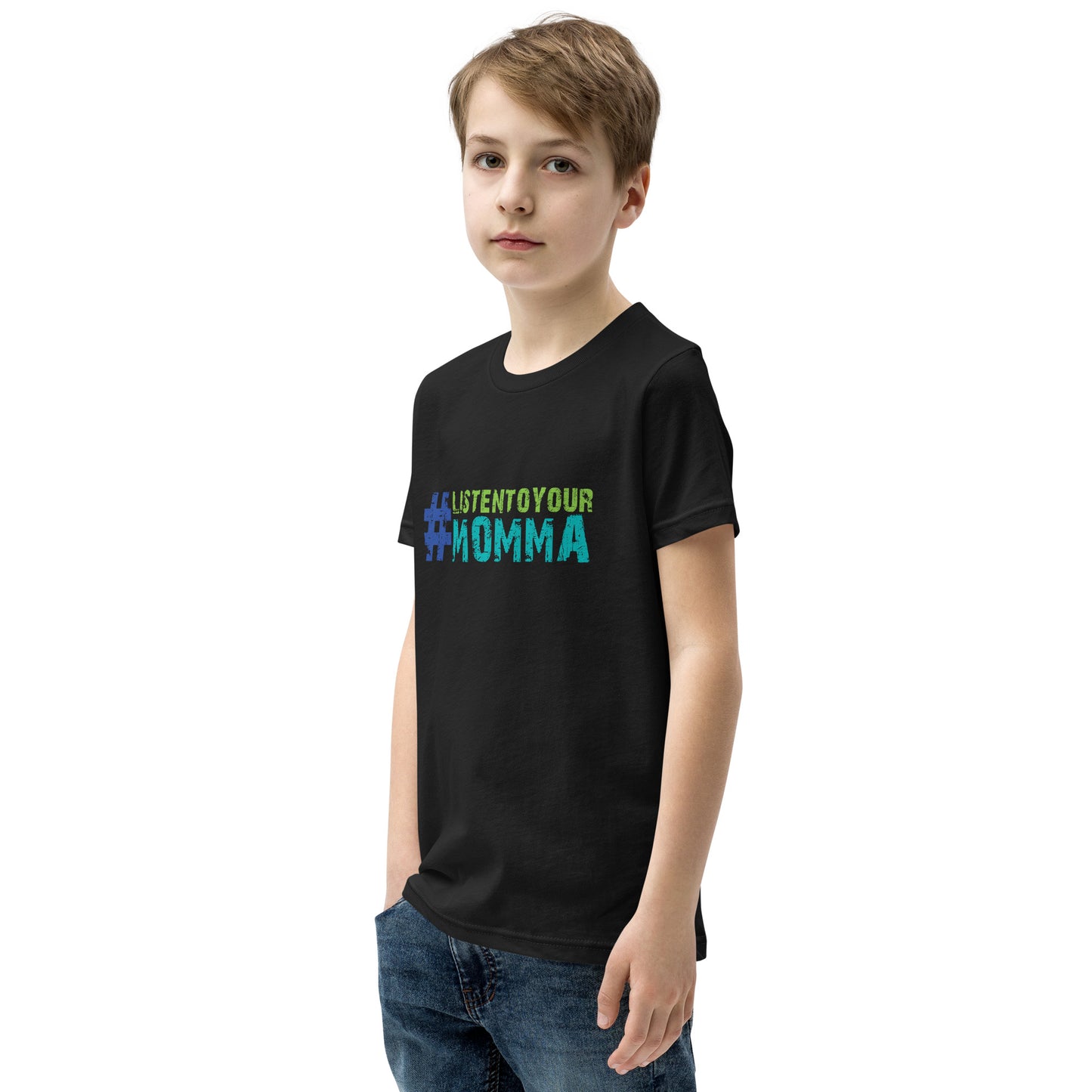 Listen To Your Momma Youth Short Sleeve T-Shirt
