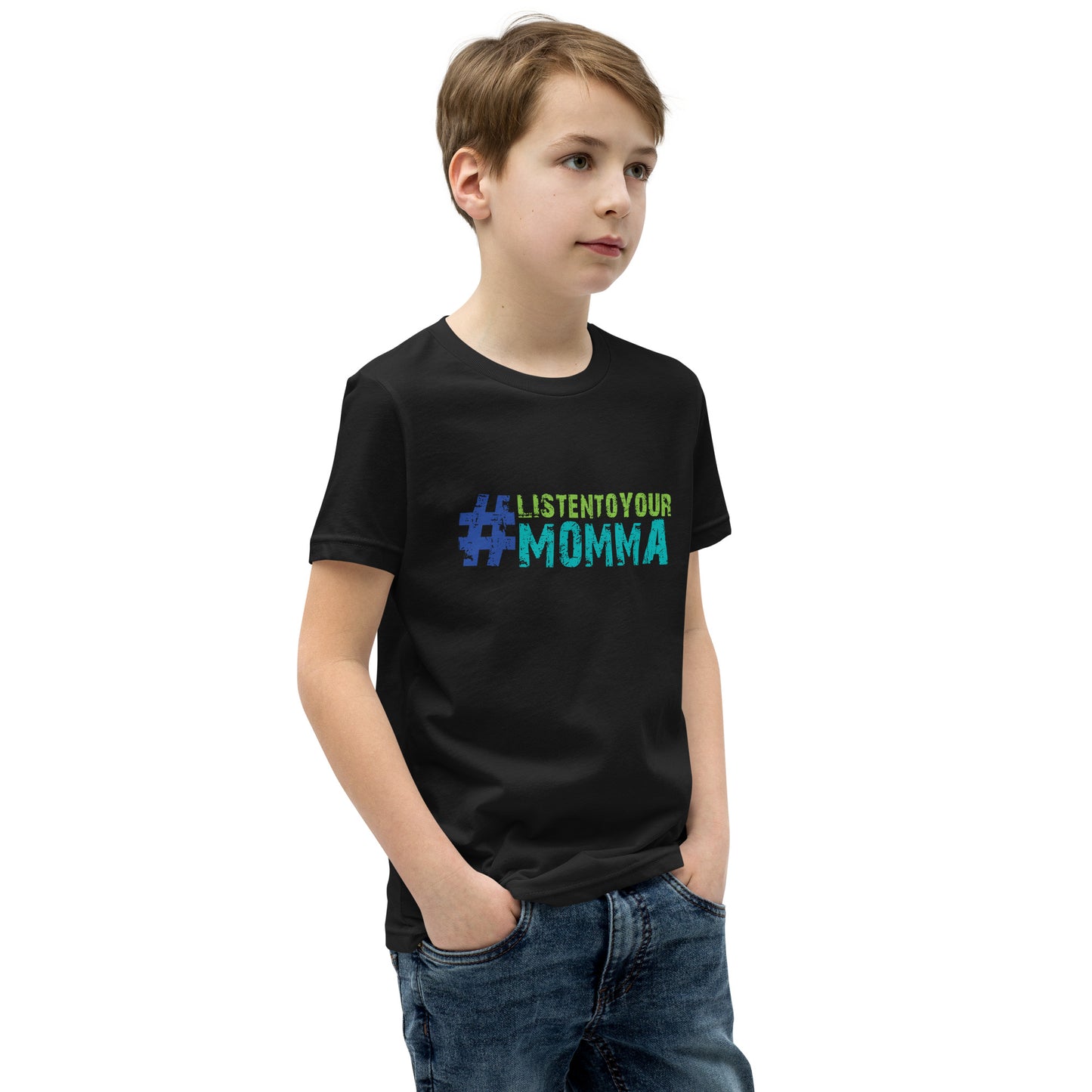 Listen To Your Momma Youth Short Sleeve T-Shirt