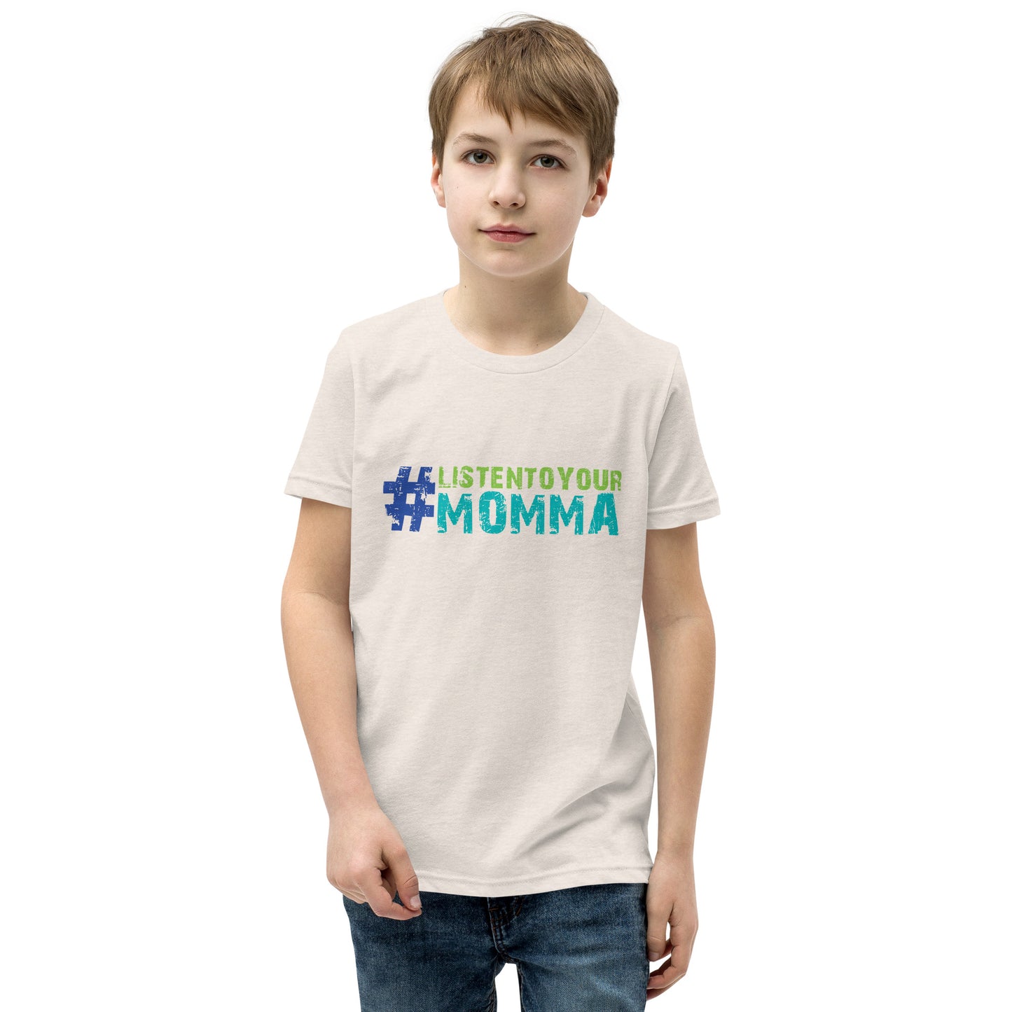 Listen To Your Momma Youth Short Sleeve T-Shirt