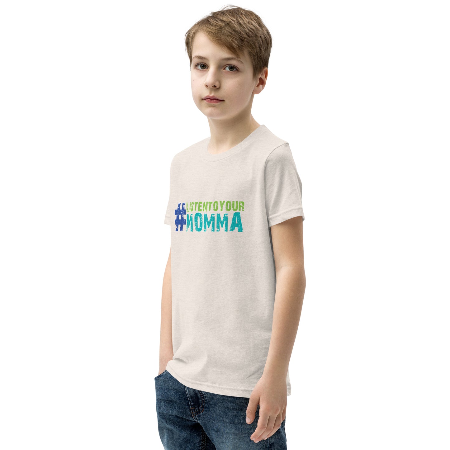 Listen To Your Momma Youth Short Sleeve T-Shirt