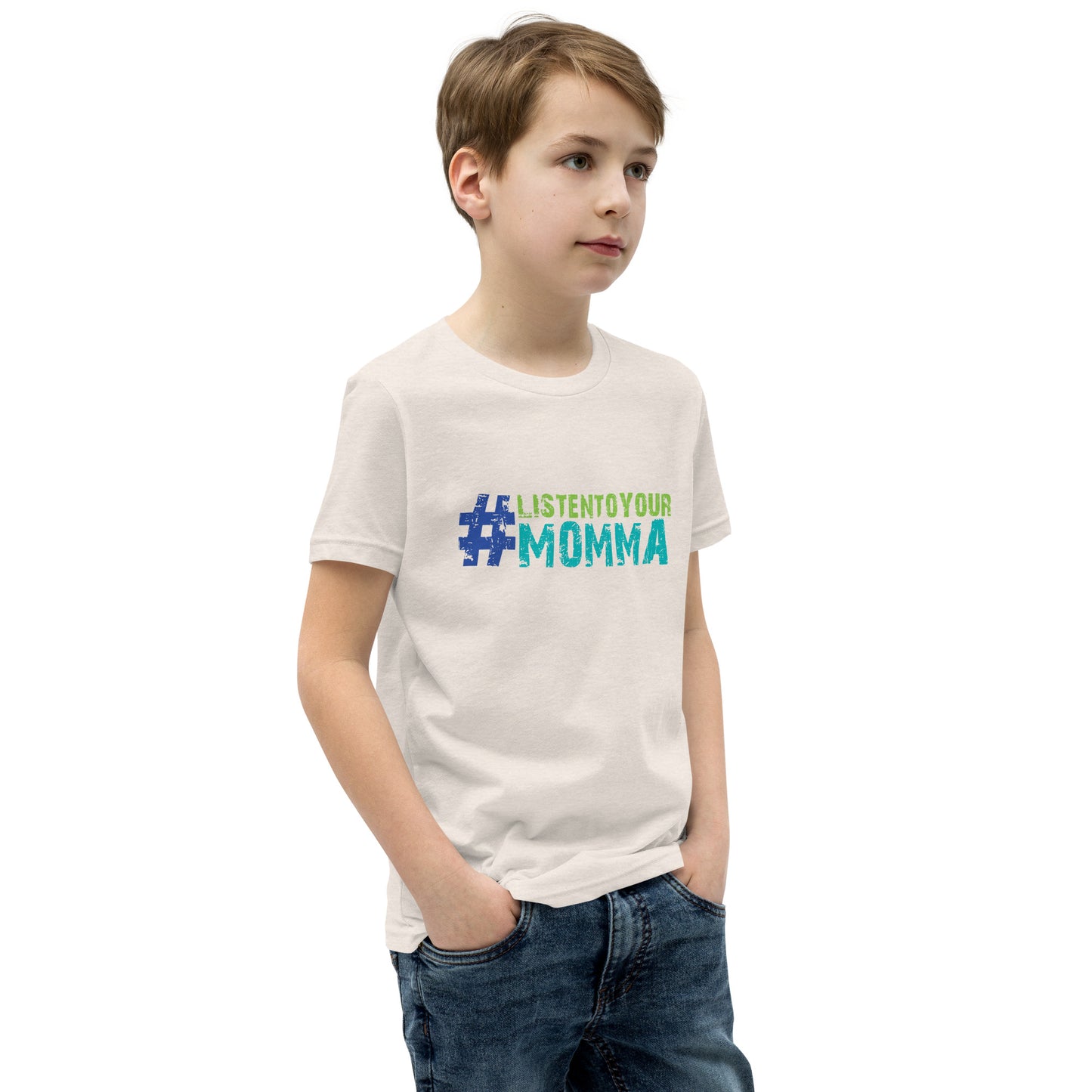 Listen To Your Momma Youth Short Sleeve T-Shirt