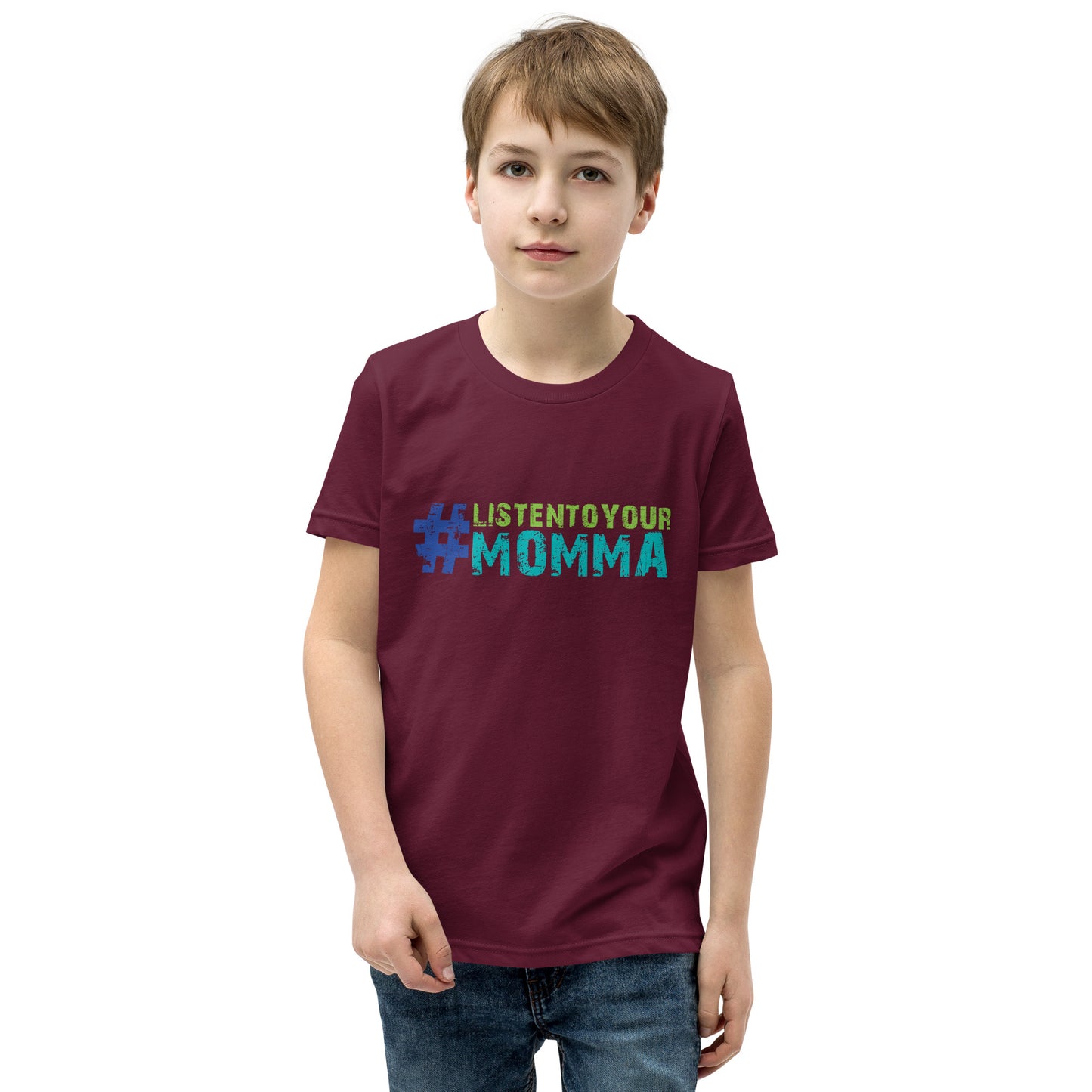 Listen To Your Momma Youth Short Sleeve T-Shirt
