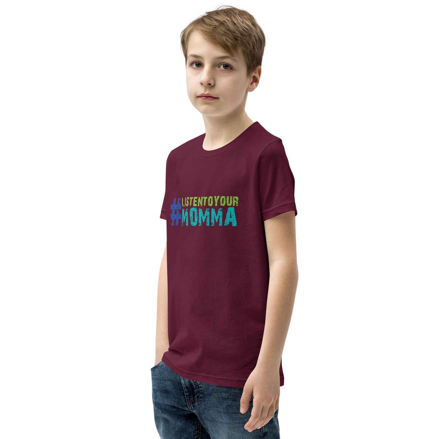 Listen To Your Momma Youth Short Sleeve T-Shirt