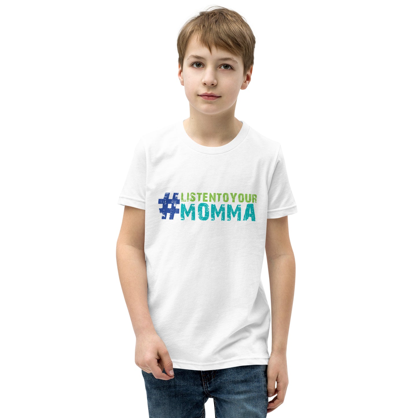 Listen To Your Momma Youth Short Sleeve T-Shirt