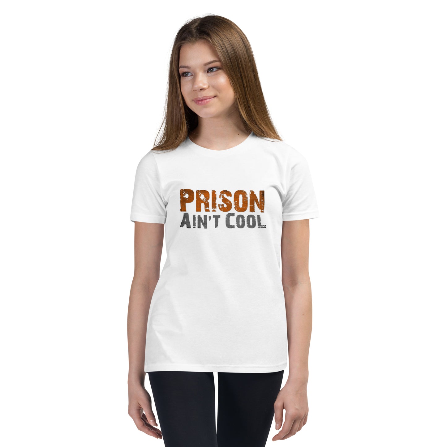 Prison Ain't Cool Printed Youth Short Sleeve T-Shirt