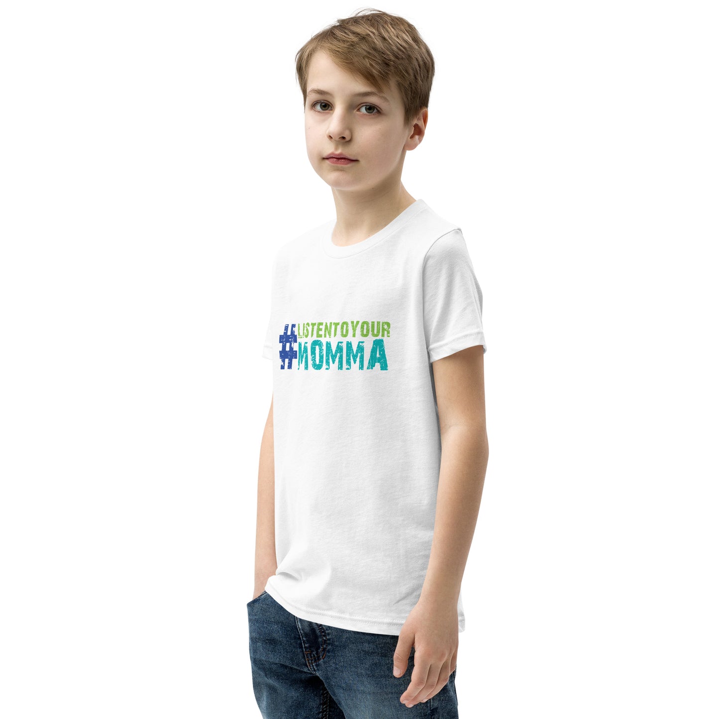 Listen To Your Momma Youth Short Sleeve T-Shirt