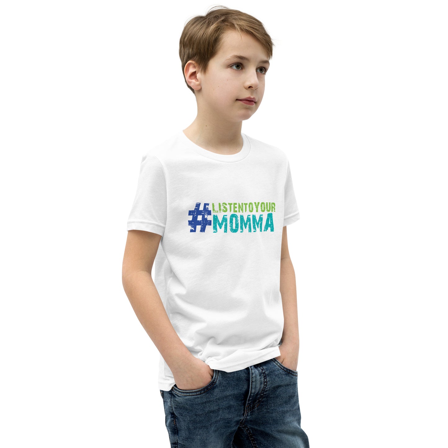 Listen To Your Momma Youth Short Sleeve T-Shirt