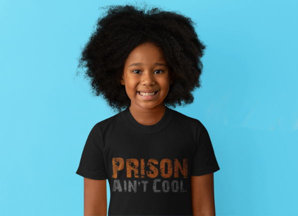 Prison Ain't Cool Printed Youth Short Sleeve T-Shirt