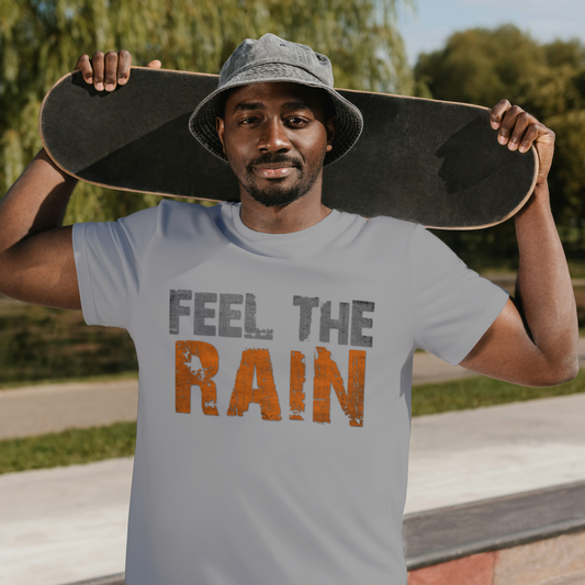 Feel The Rain Printed Short Sleeve T-shirt