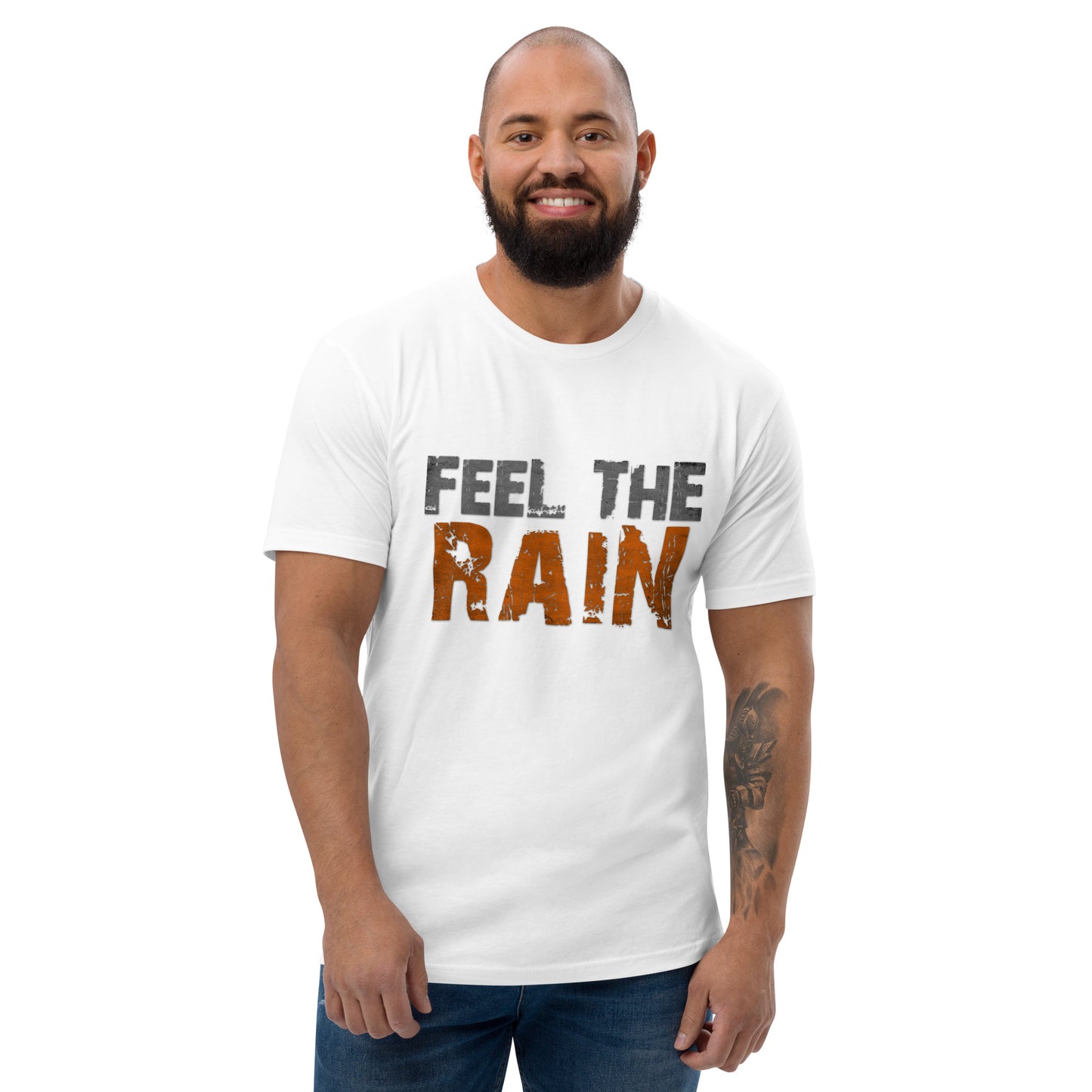 Feel The Rain Printed Short Sleeve T-shirt