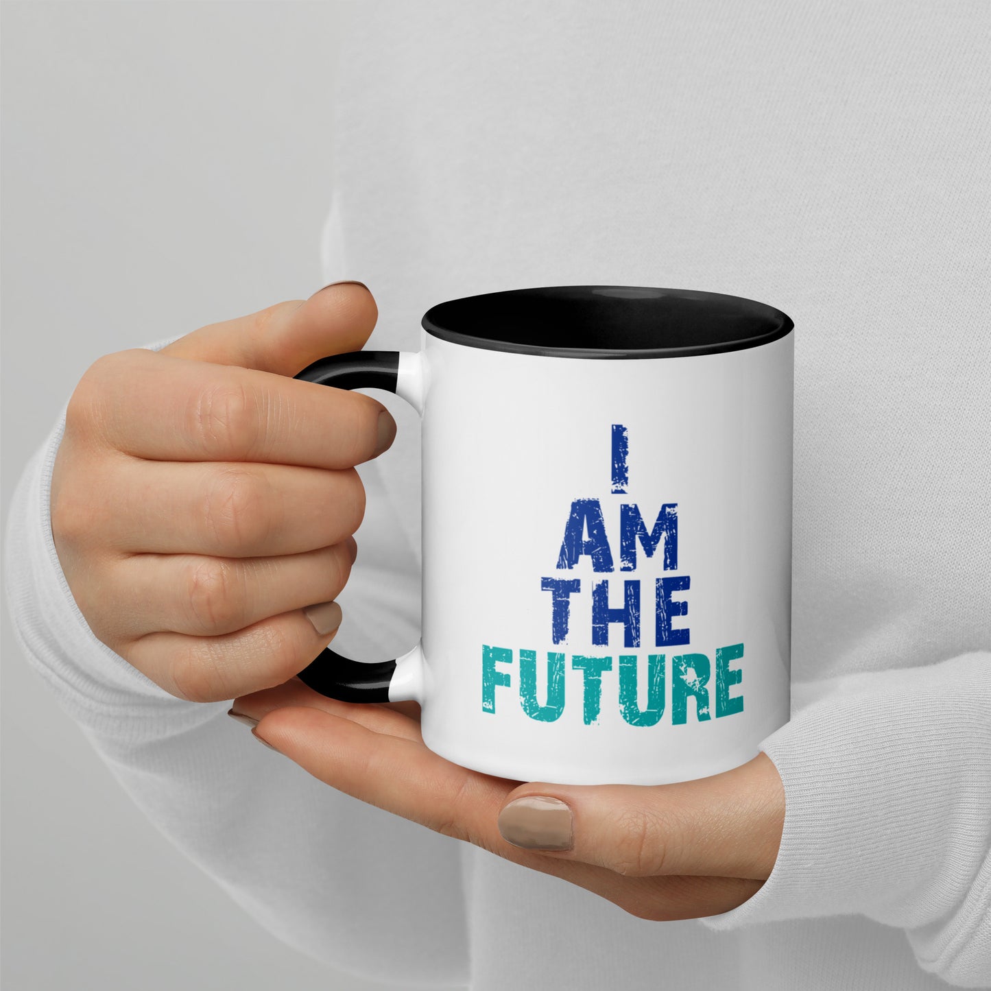 I Am The Future Mug with Color Inside