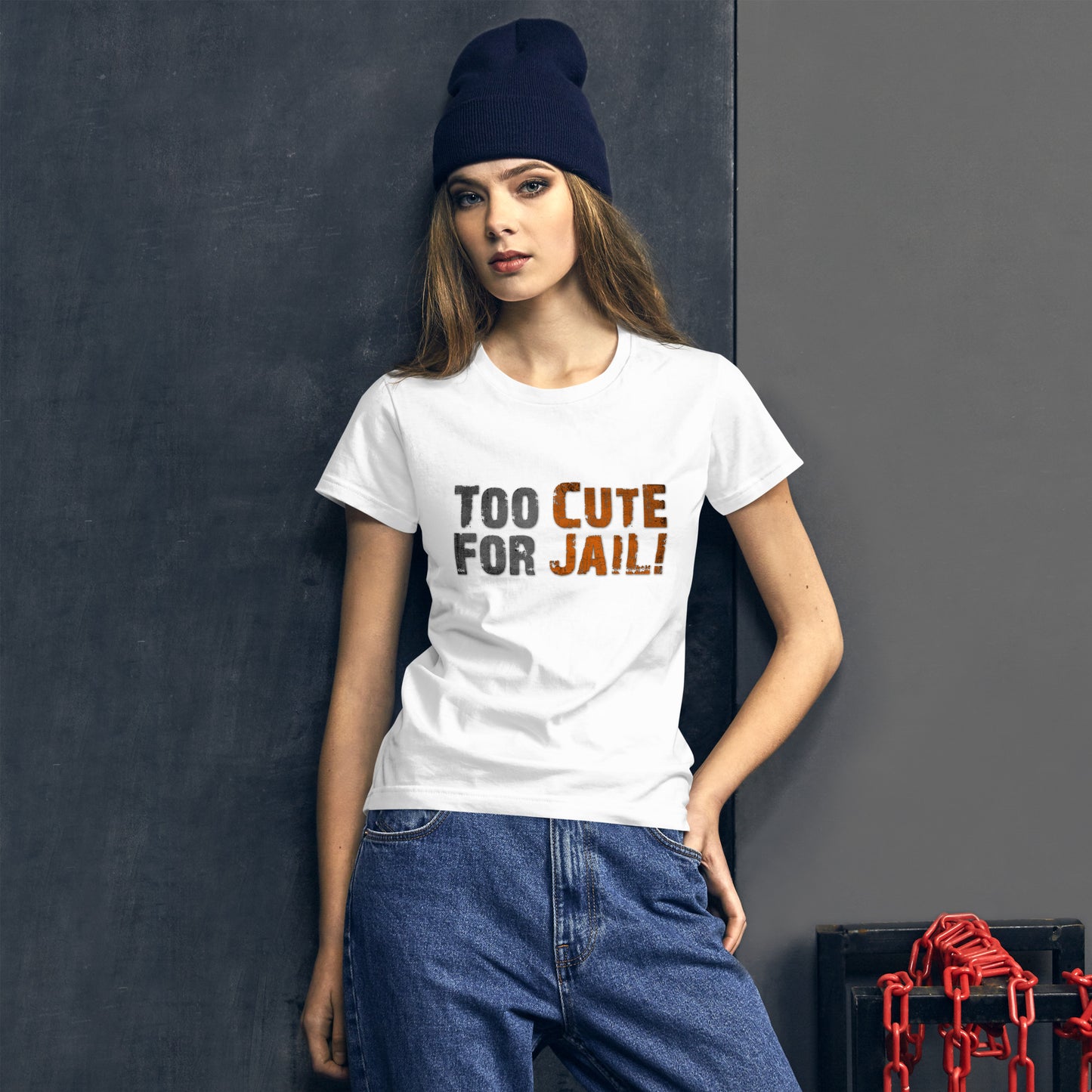 Too Cute Printed Women's short sleeve t-shirt