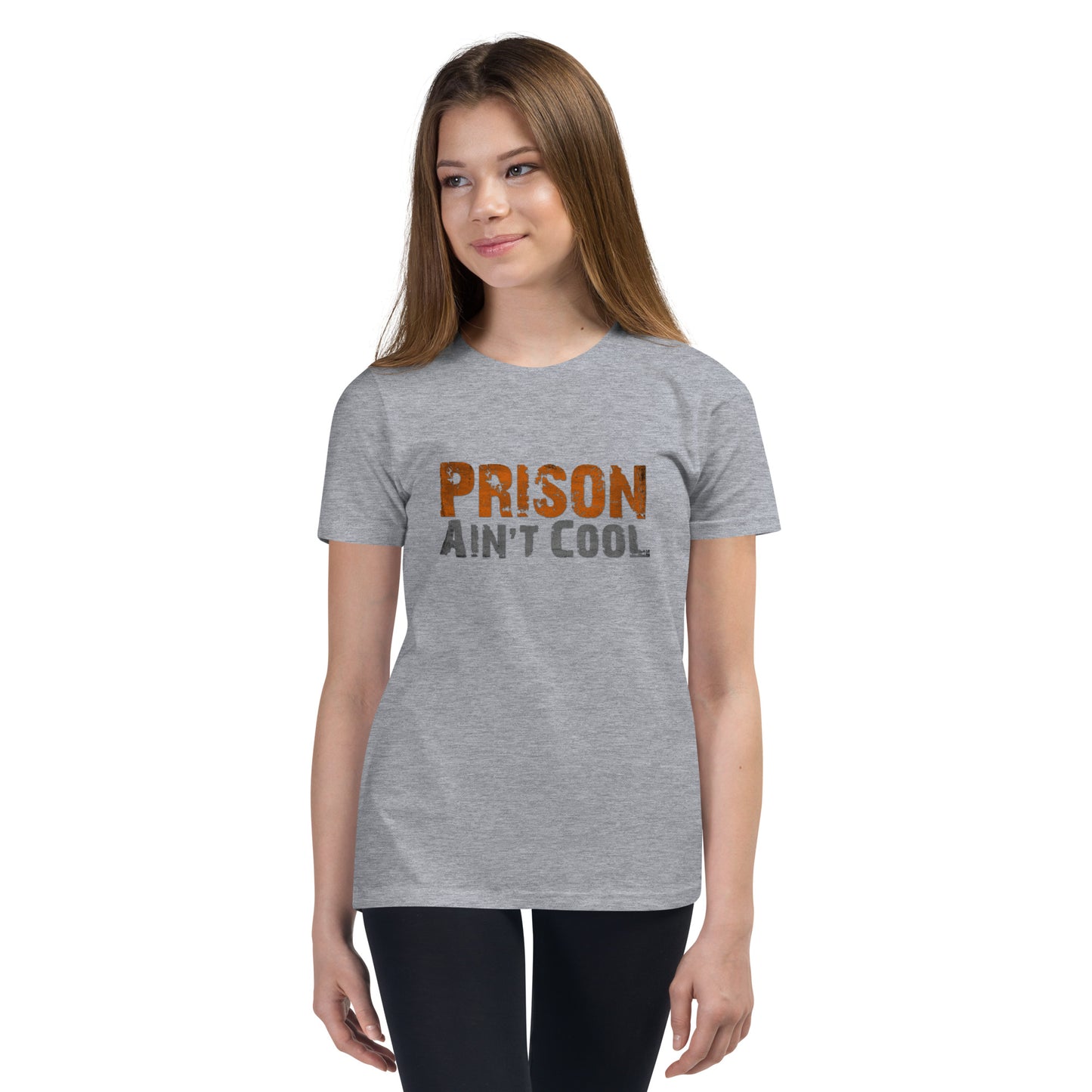 Prison Ain't Cool Printed Youth Short Sleeve T-Shirt