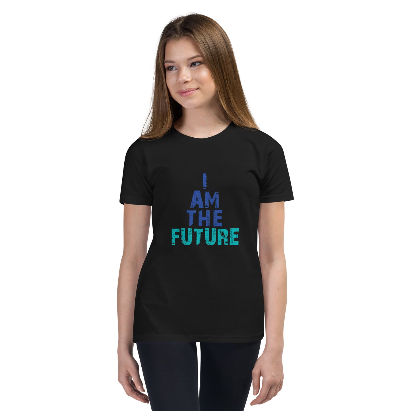 I Am The Future Printed Youth Short Sleeve T-Shirt