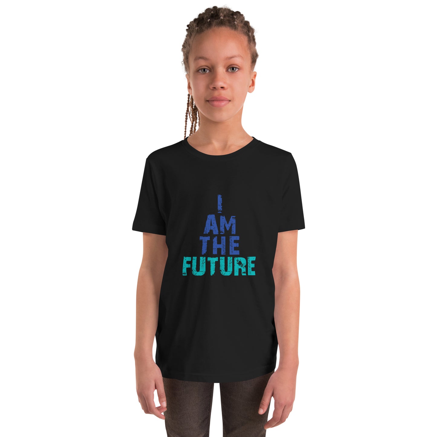 I Am The Future Printed Youth Short Sleeve T-Shirt