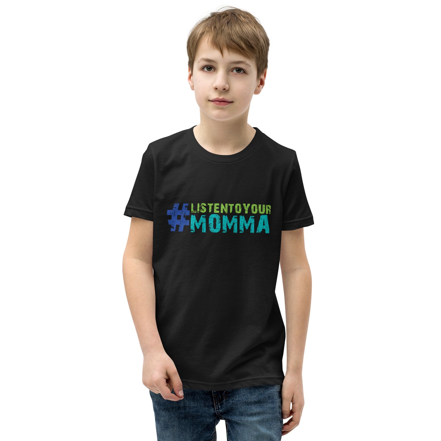 Listen To Your Momma Youth Short Sleeve T-Shirt