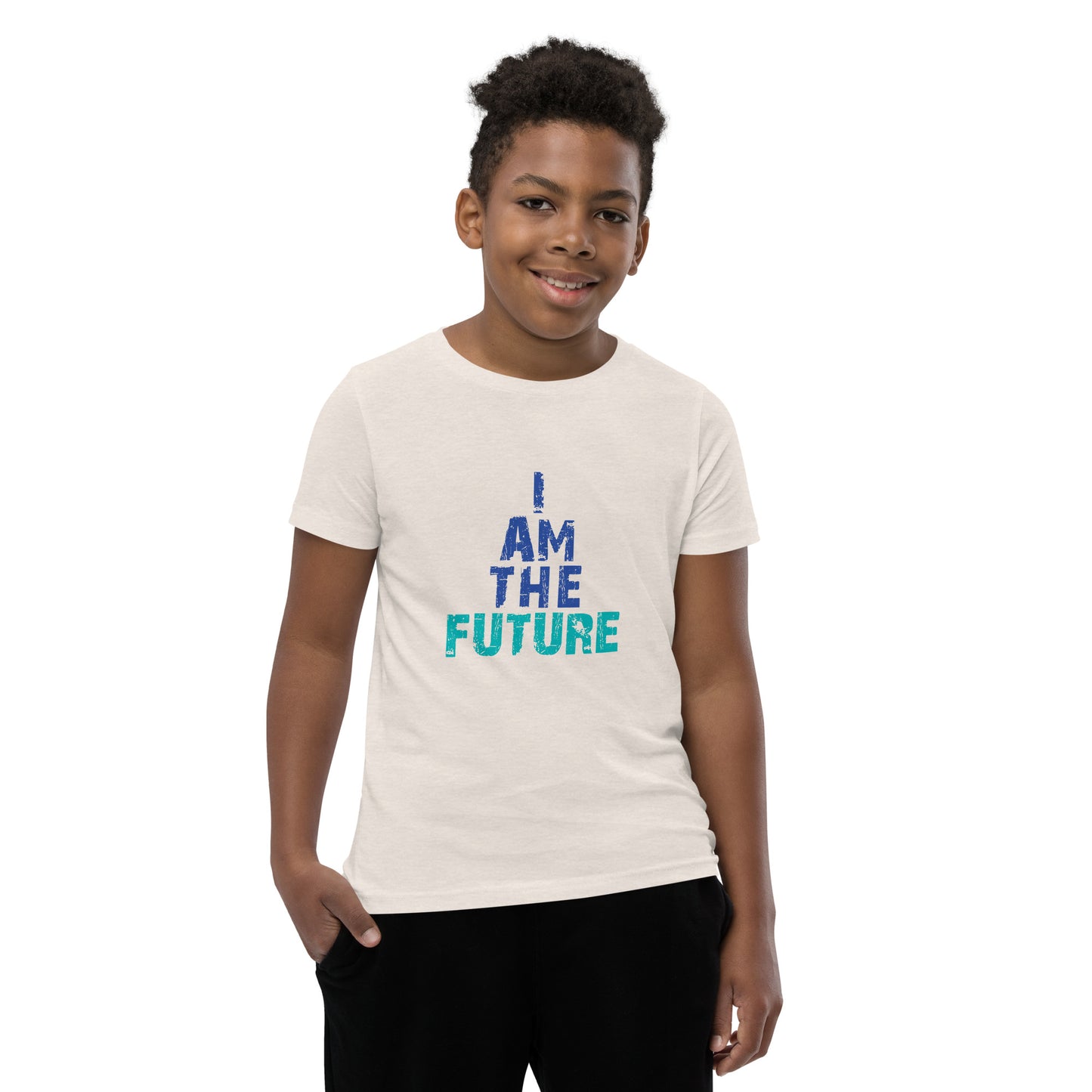 I Am The Future Printed Youth Short Sleeve T-Shirt