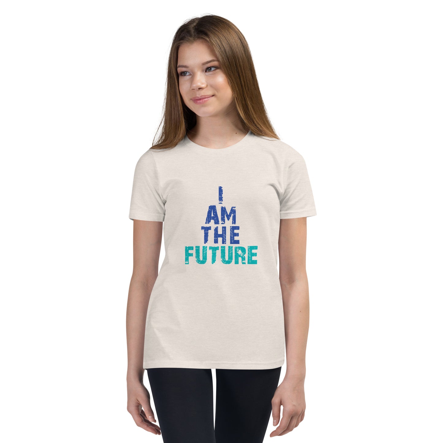 I Am The Future Printed Youth Short Sleeve T-Shirt