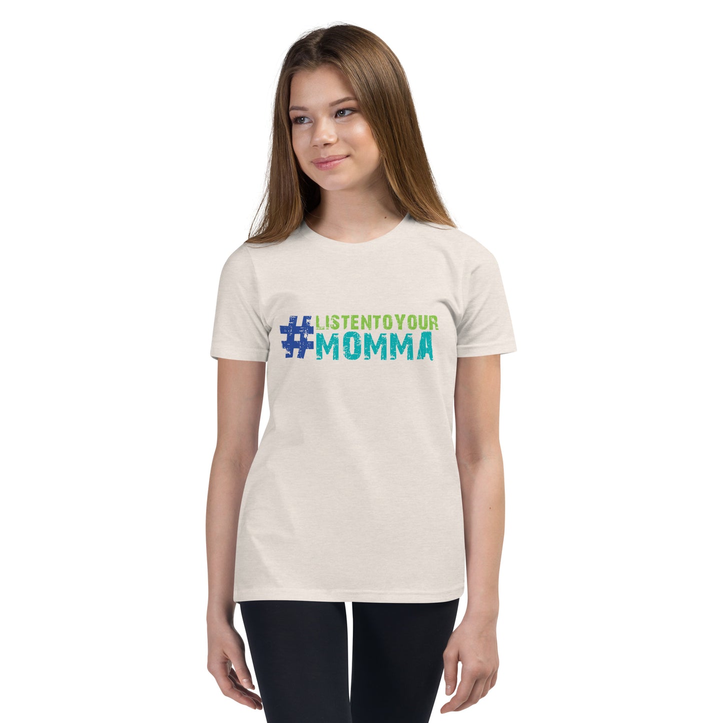 Listen To Your Momma Youth Short Sleeve T-Shirt
