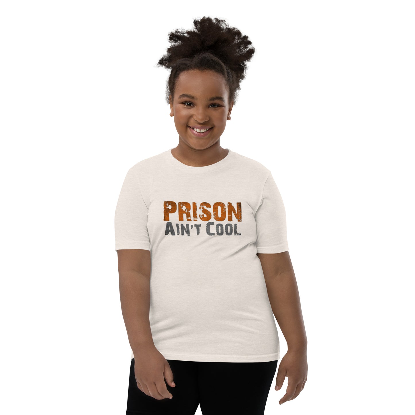 Prison Ain't Cool Printed Youth Short Sleeve T-Shirt