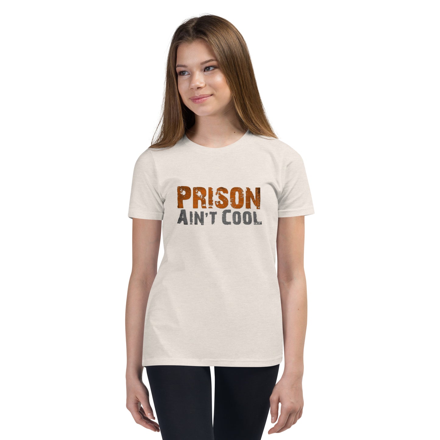 Prison Ain't Cool Printed Youth Short Sleeve T-Shirt