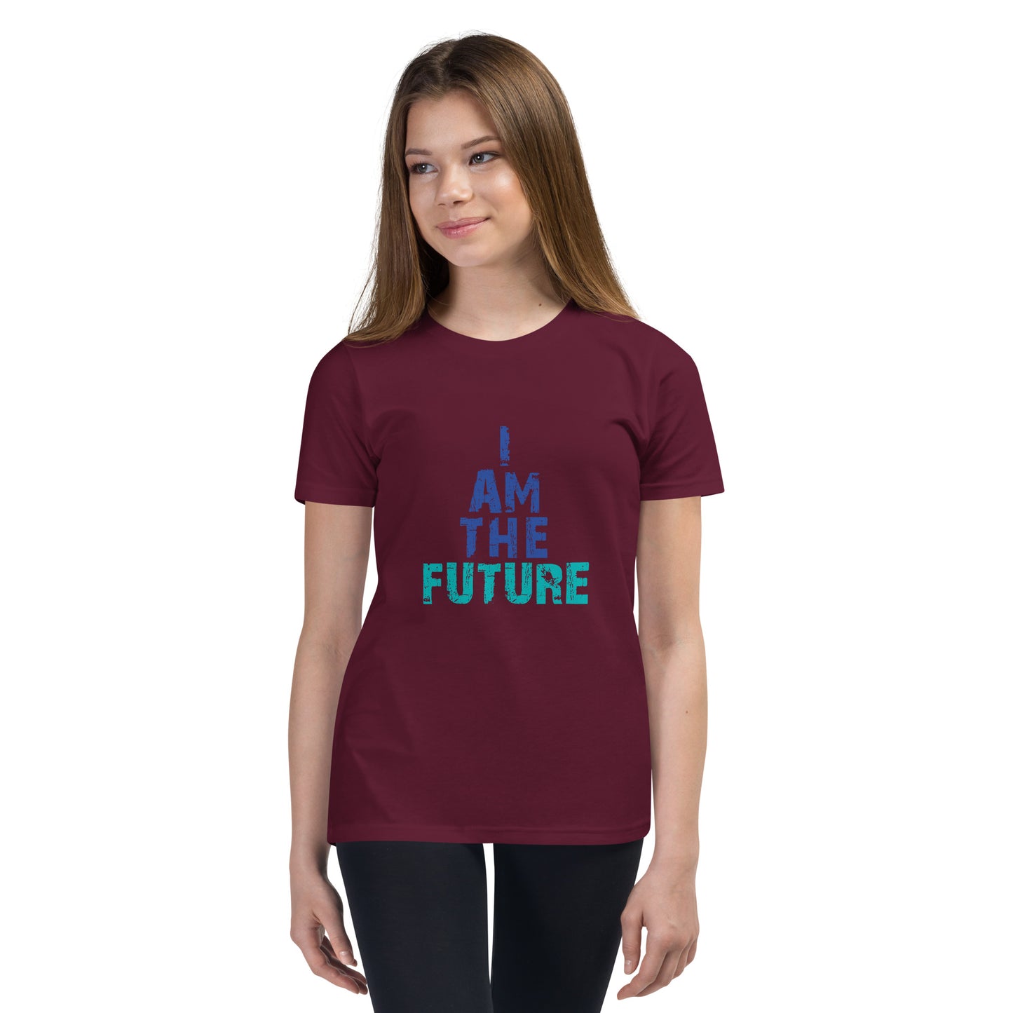 I Am The Future Printed Youth Short Sleeve T-Shirt