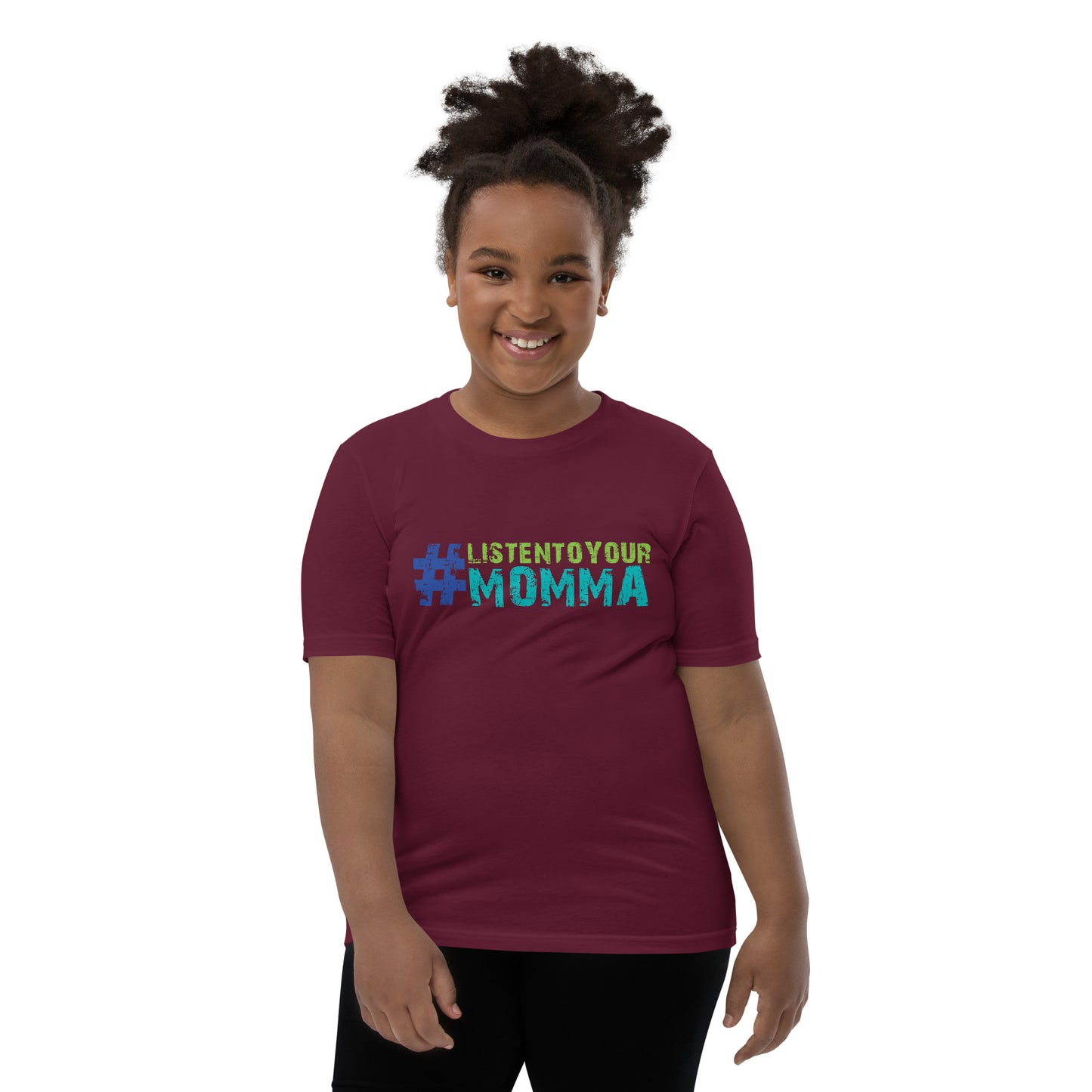 Listen To Your Momma Youth Short Sleeve T-Shirt