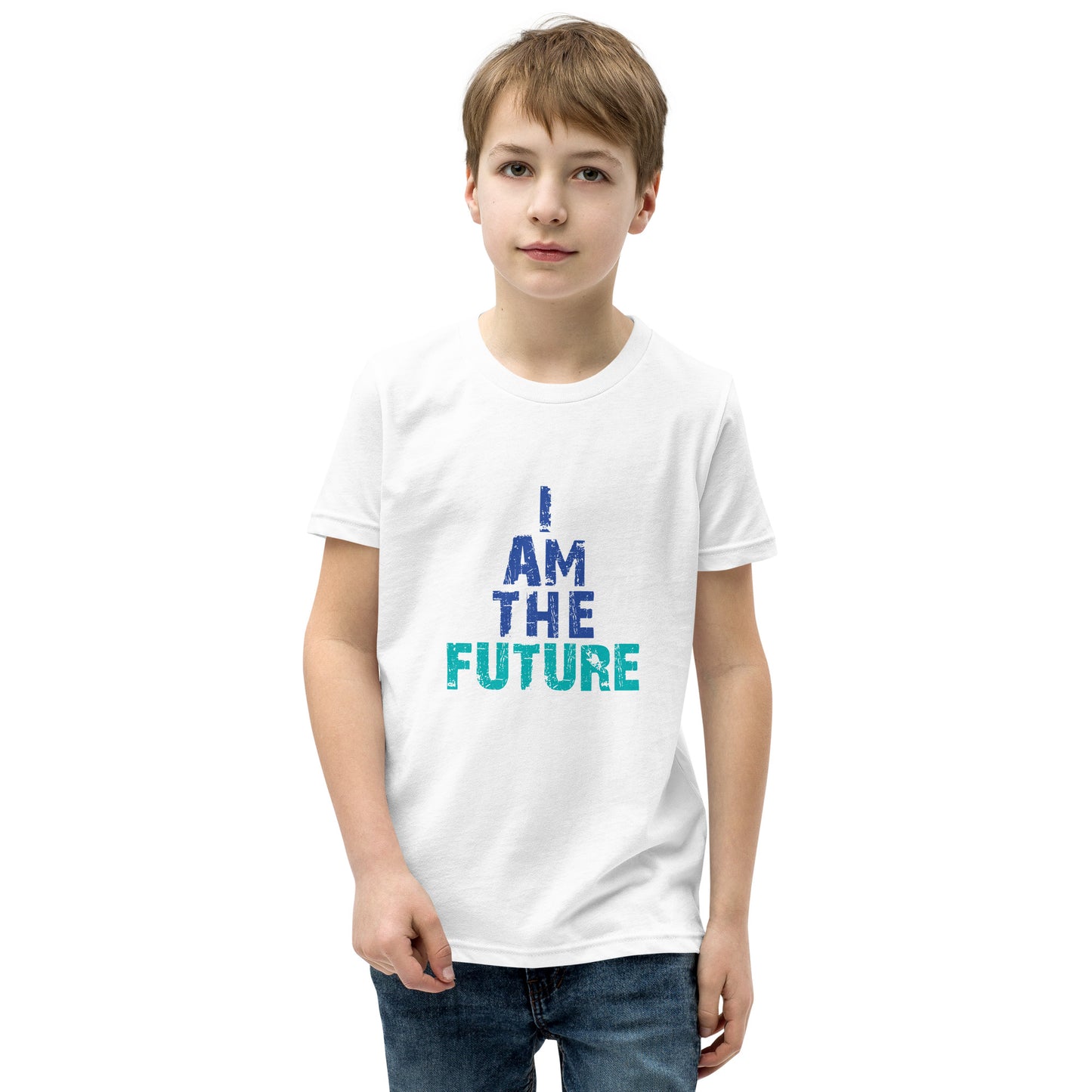 I Am The Future Printed Youth Short Sleeve T-Shirt