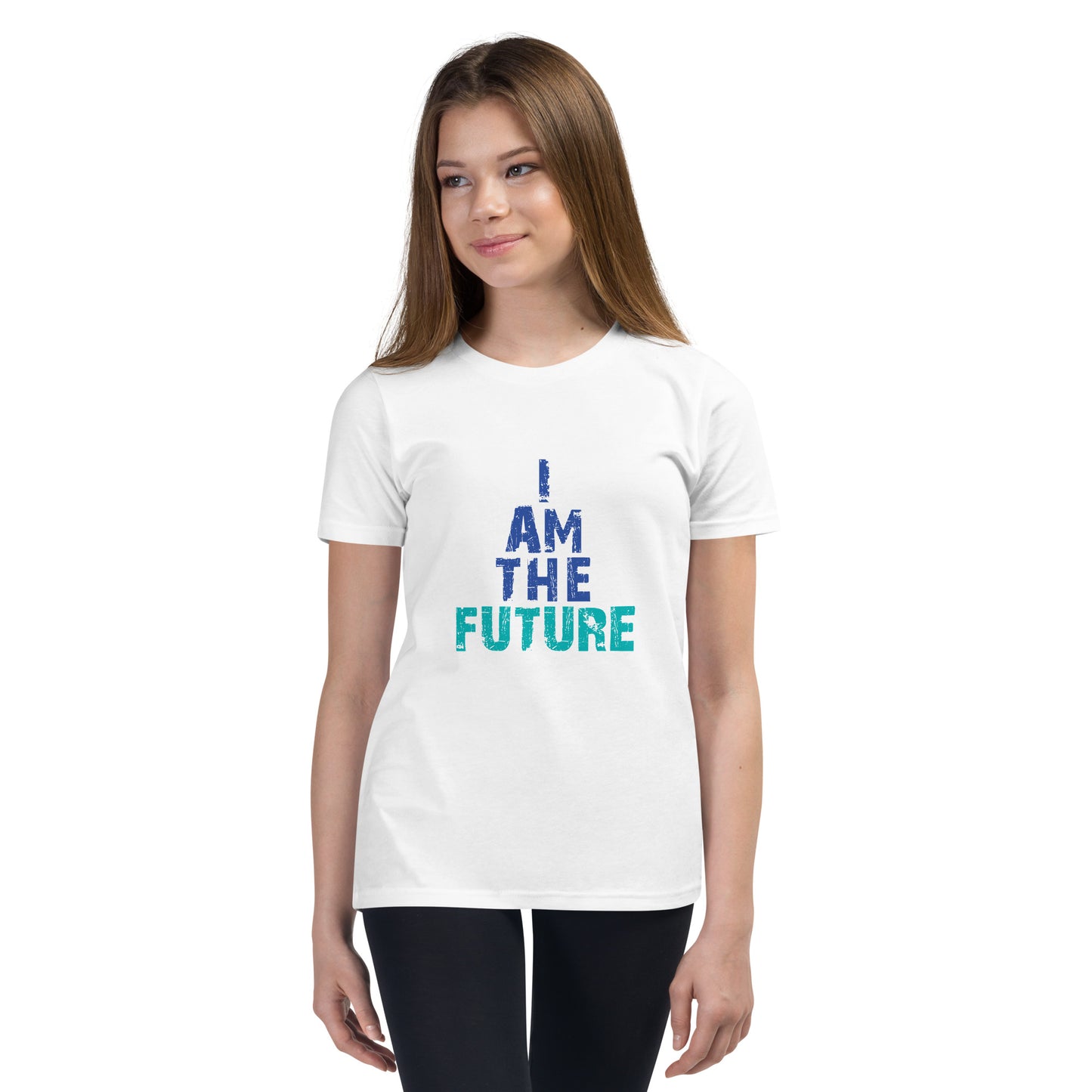 I Am The Future Printed Youth Short Sleeve T-Shirt