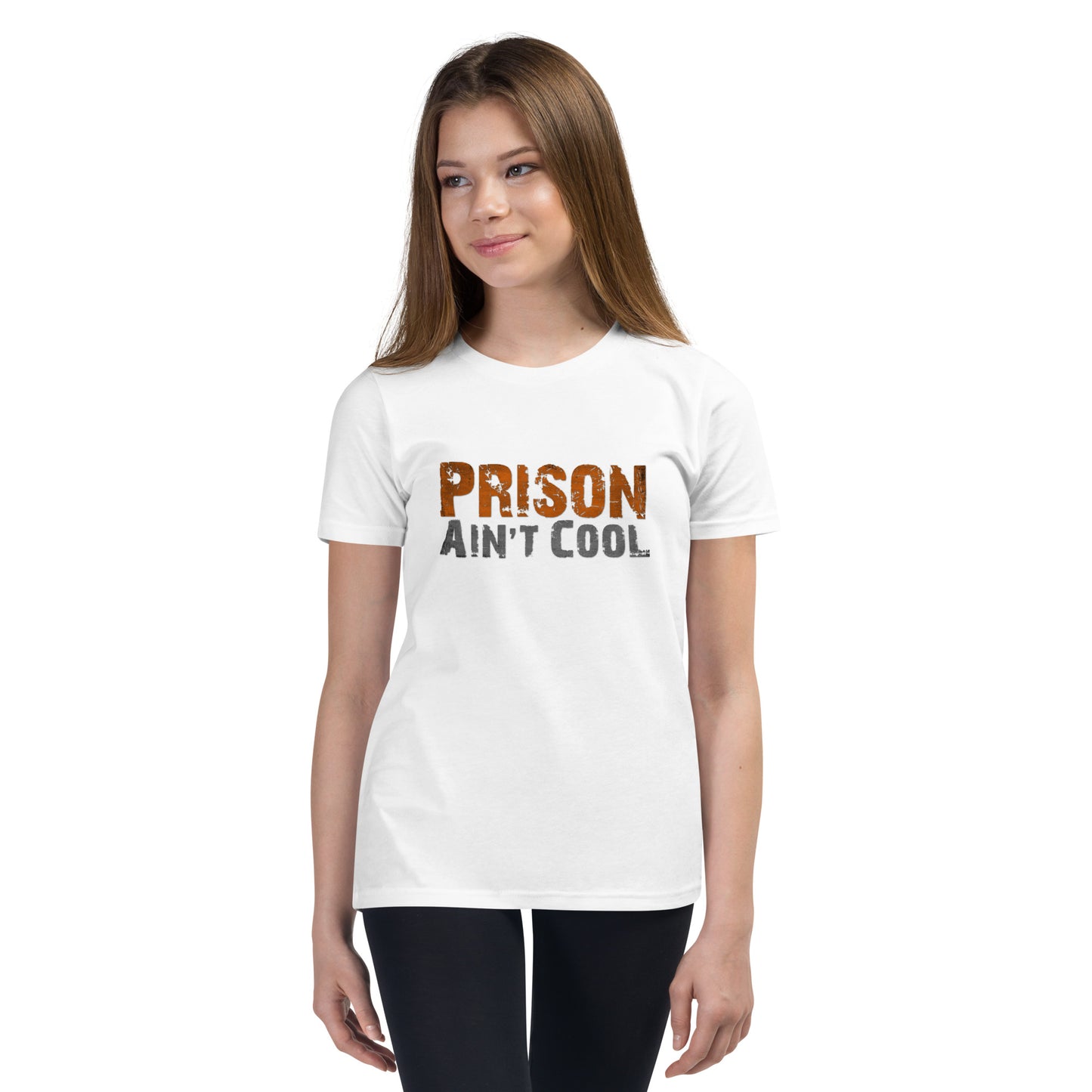 Prison Ain't Cool Printed Youth Short Sleeve T-Shirt