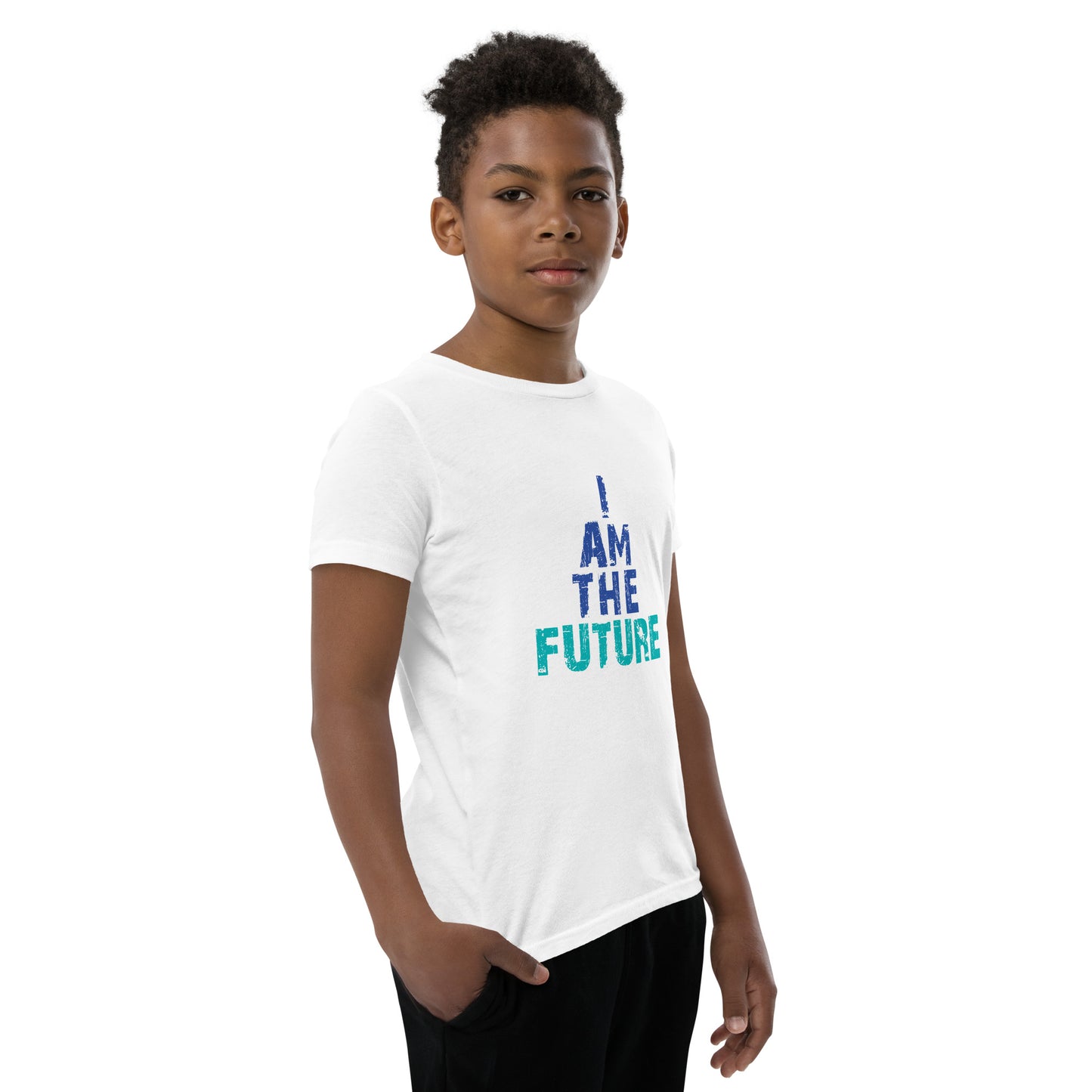 I Am The Future Printed Youth Short Sleeve T-Shirt