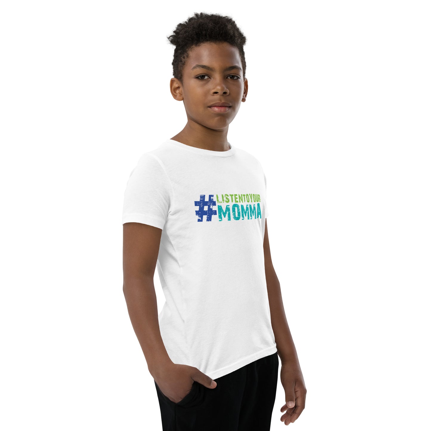 Listen To Your Momma Youth Short Sleeve T-Shirt
